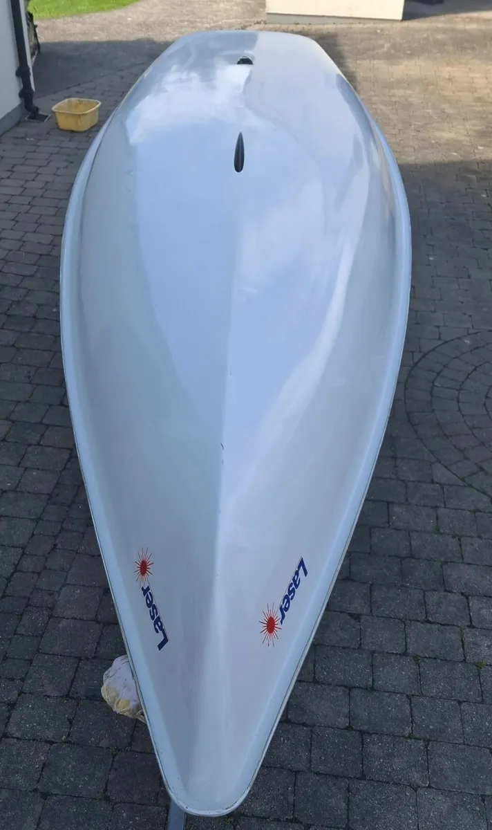 Laser (ILCA) Radial 180814 New sail, spars trolley - Image 2