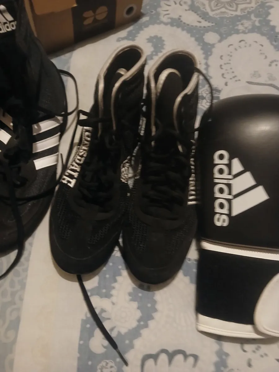 Boxing gloves and boots - Image 2
