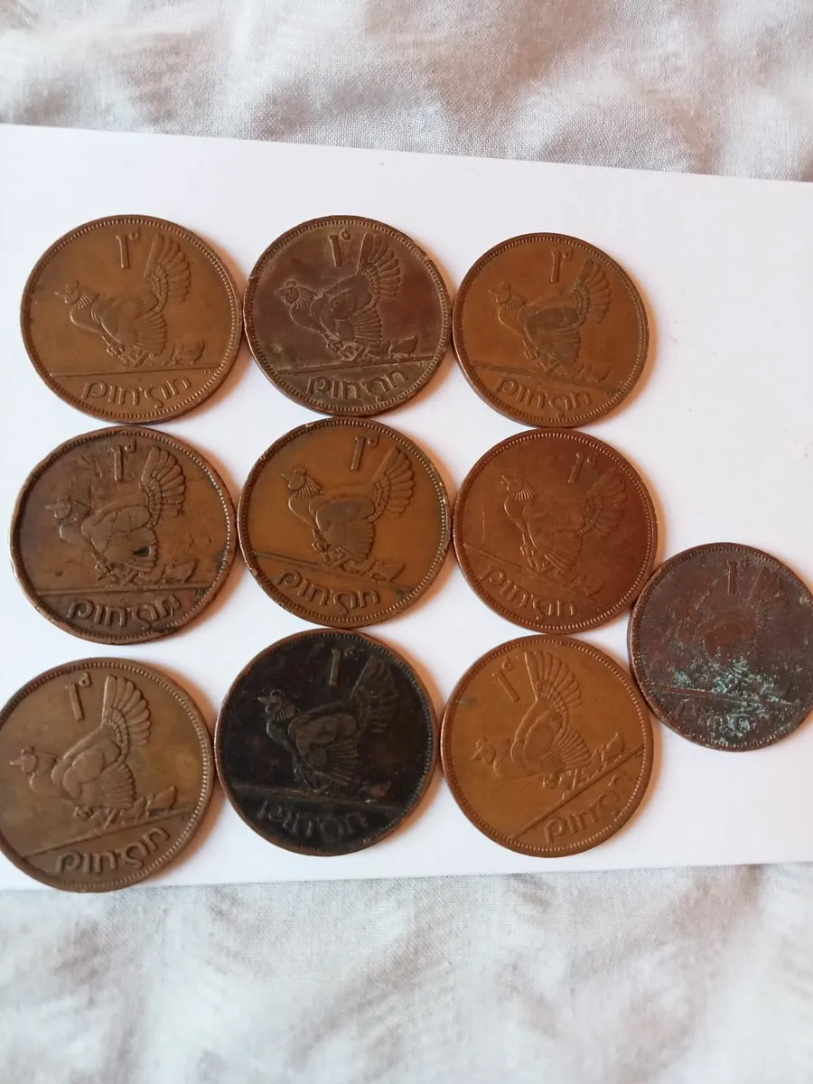 Old irish coins - Image 1