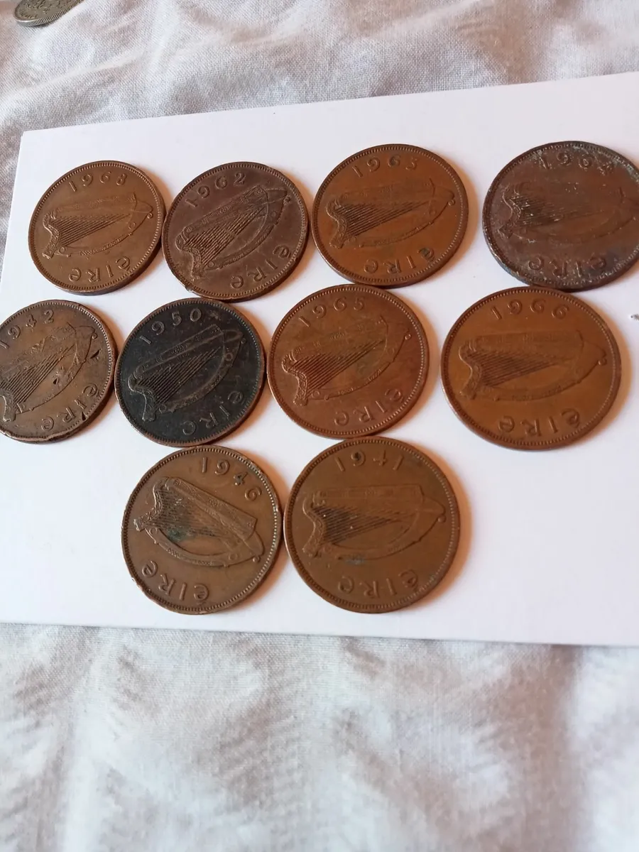 Old irish coins - Image 2