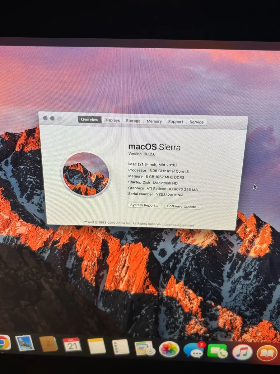 Apple iMac 21.5” (Mid-2010 - Image 1