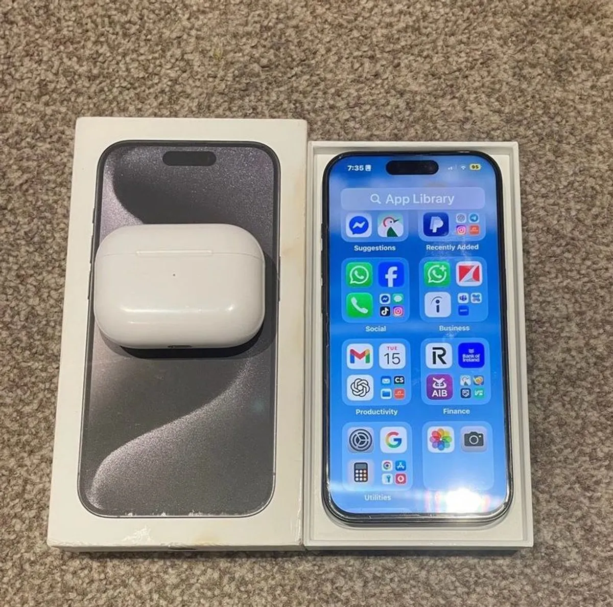 A Clean iPhone 15 Pro 256gb without no dents - Image 4