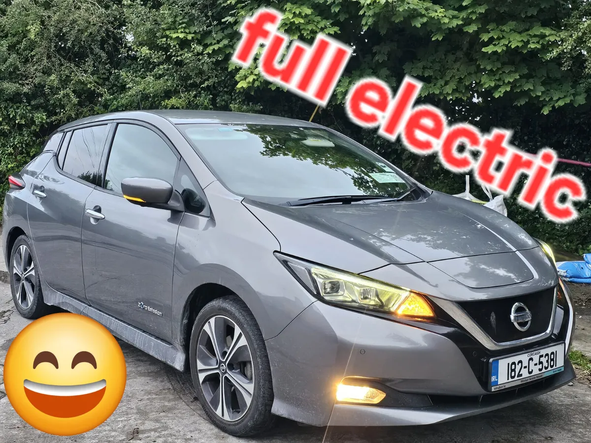 2018 nissan leaf 🍃 fully electric €8990 low miles - Image 1