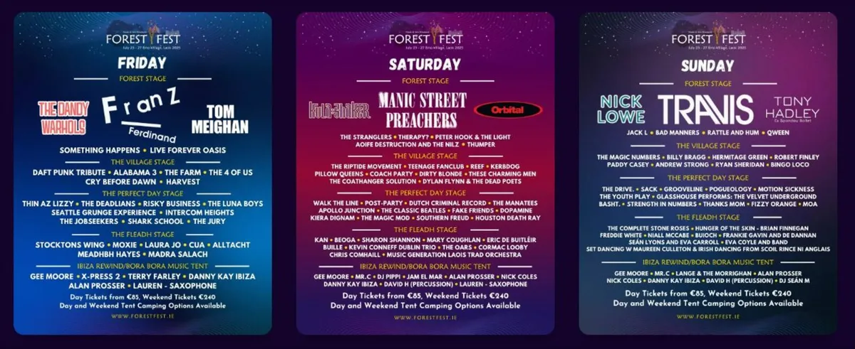FOREST FEST WEEKEND TICKET and CAMPERVAN PASS - Image 1