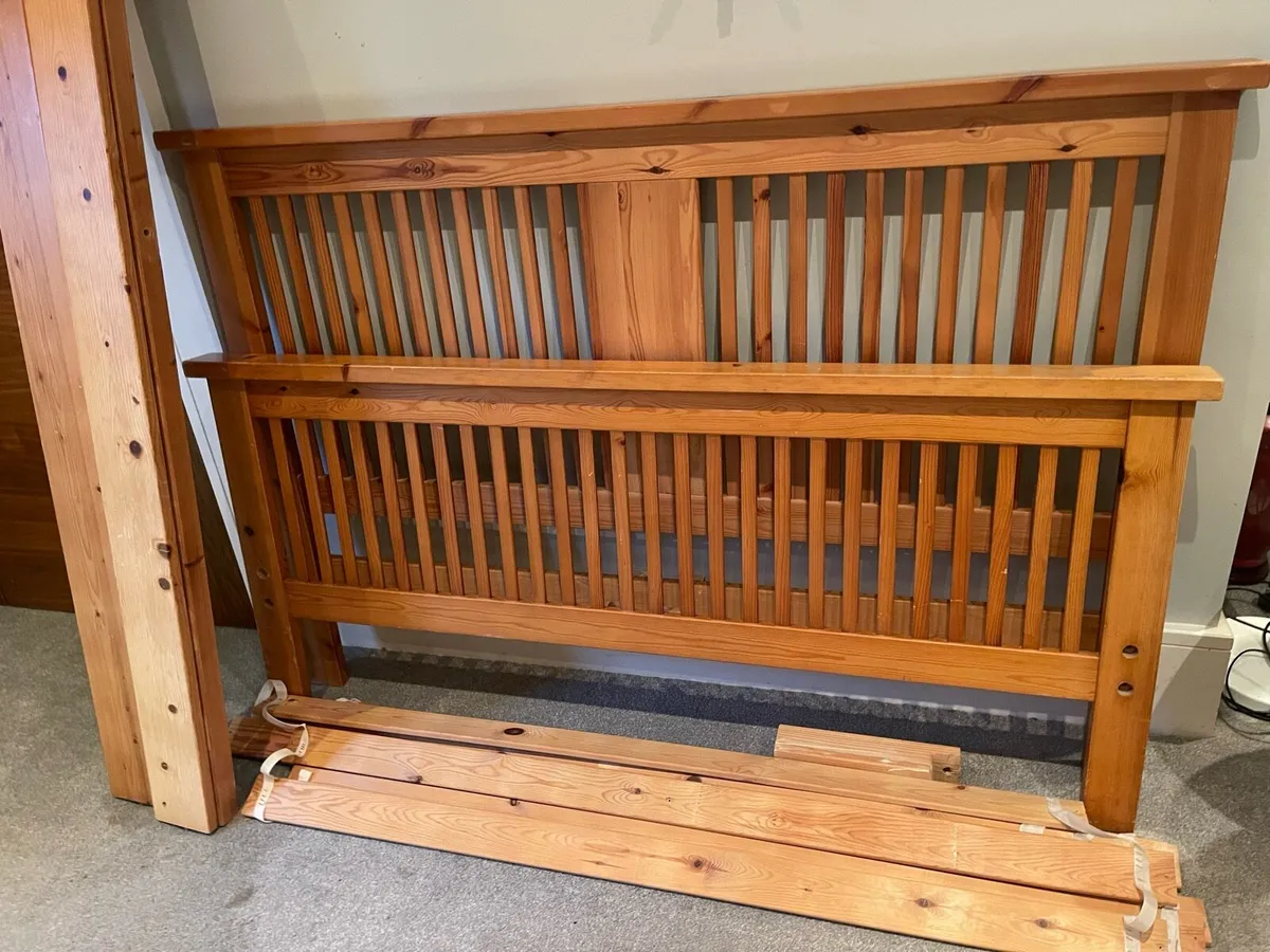Magnificent King Size Wooden Bed Frame - Deliver - Image 3