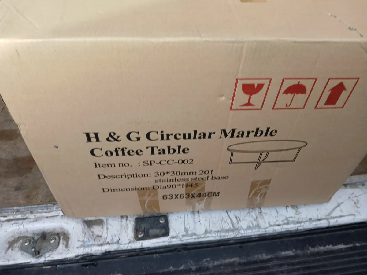 Coffee table  marble..new delivered - Image 1