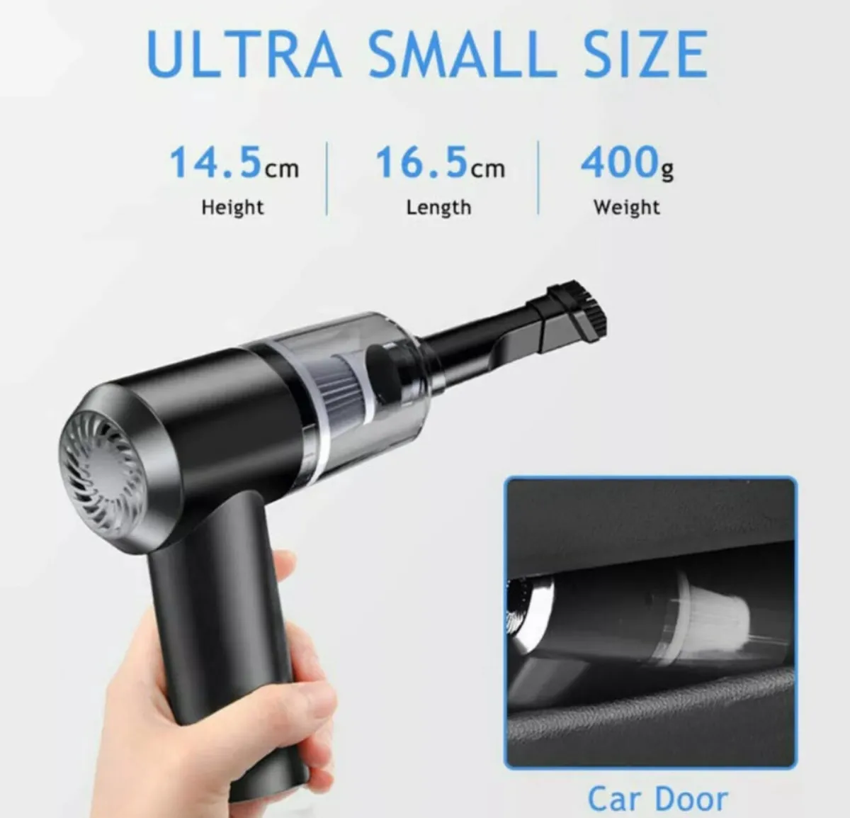Mini Cordless Wet Dry Car Vacuum Cleaner Rechar - Image 2