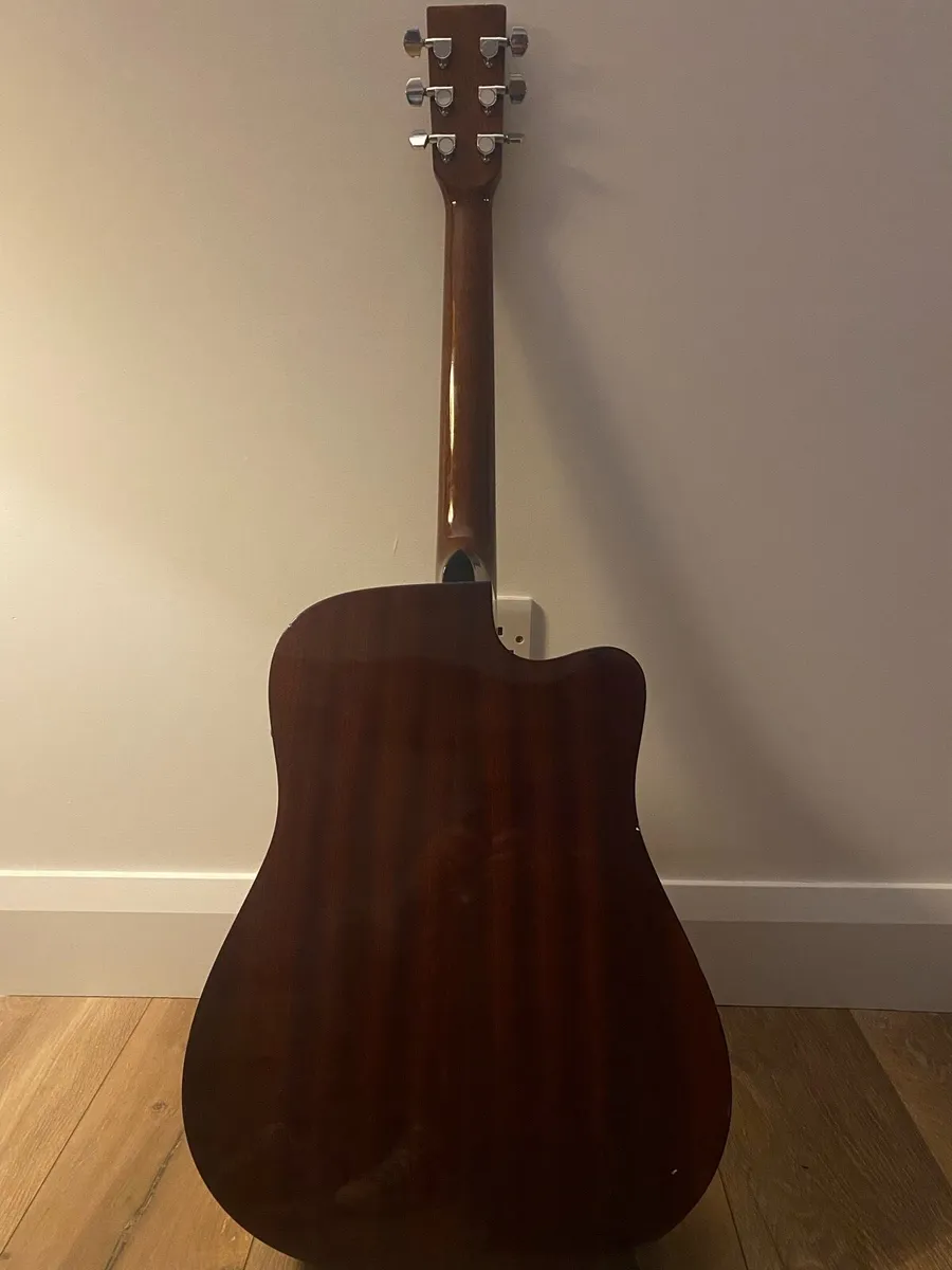 Vintage VLH500N Left Hand Acoustic Guitar - Image 2