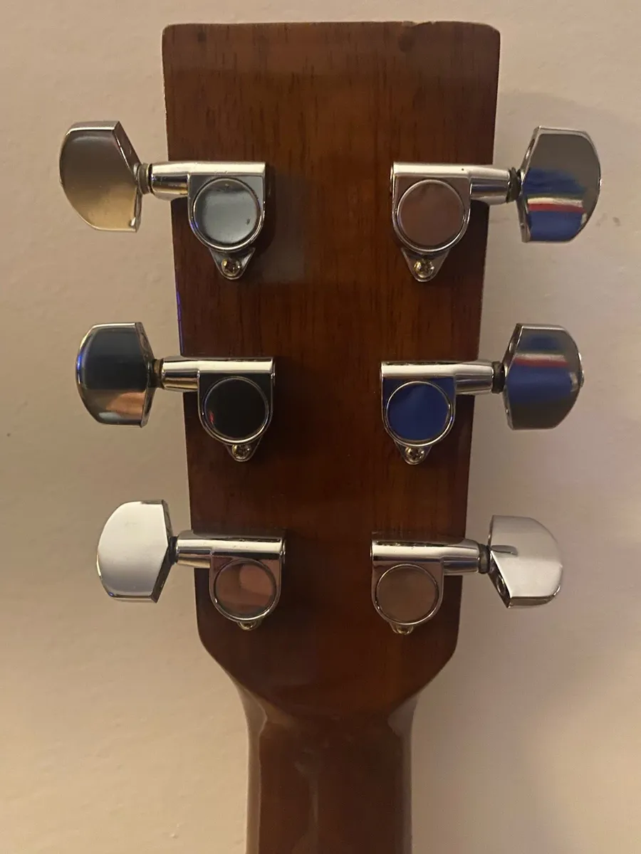 Vintage VLH500N Left Hand Acoustic Guitar - Image 4