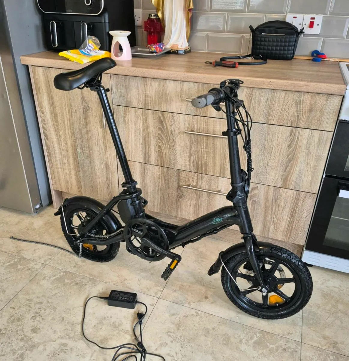 Black) Fiido D3 ProMini Electricbike parts are - Image 1