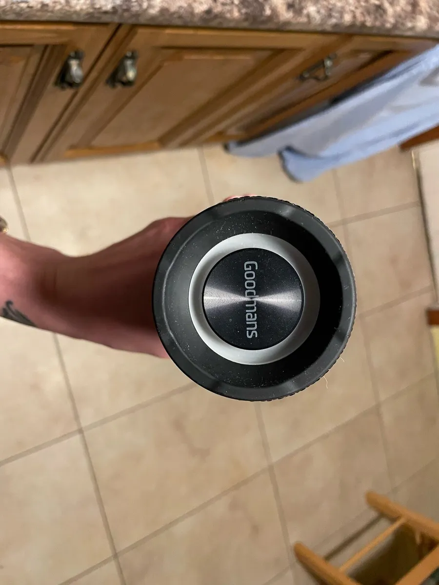 Goodmans Bluetooth speaker lights at side - Image 2