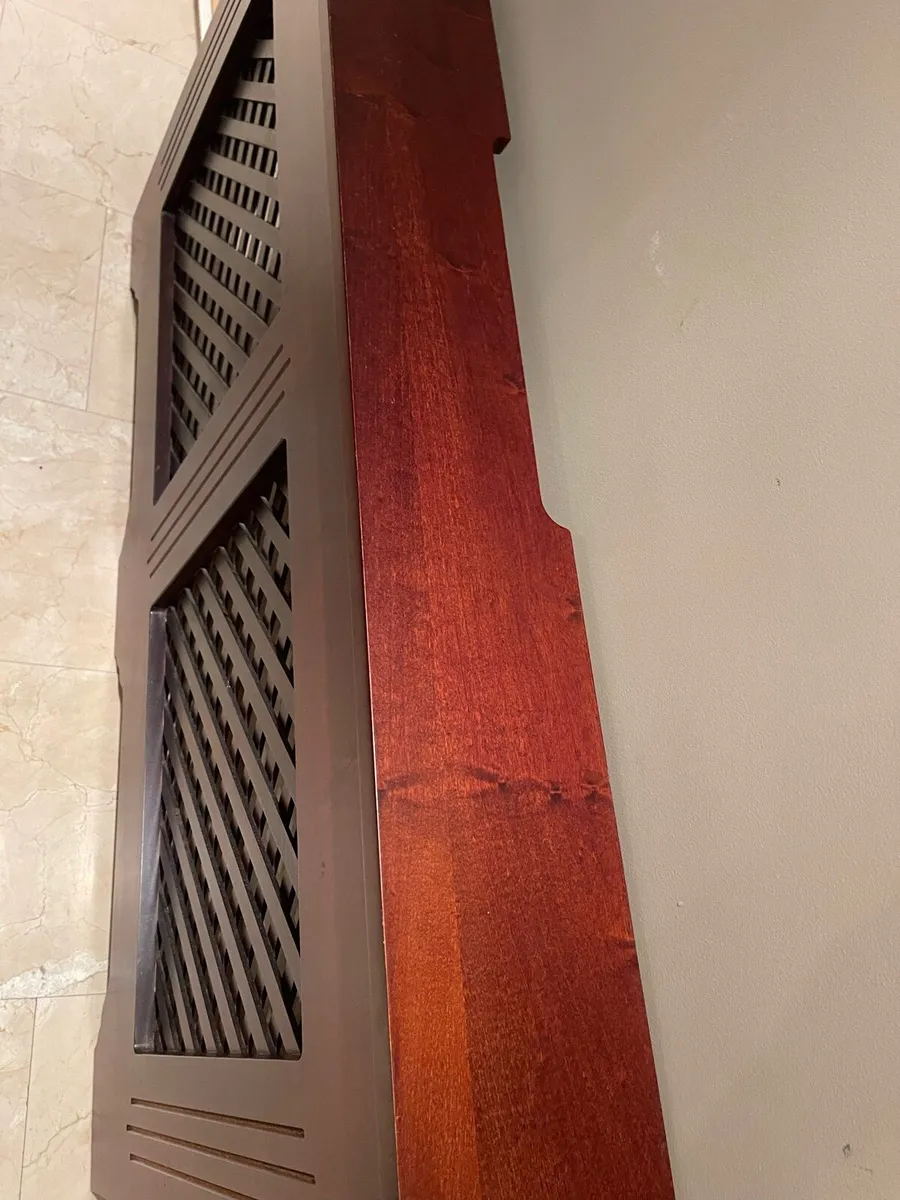 Very Solid Large Wooden Radiator Cover - Deliver - Image 2
