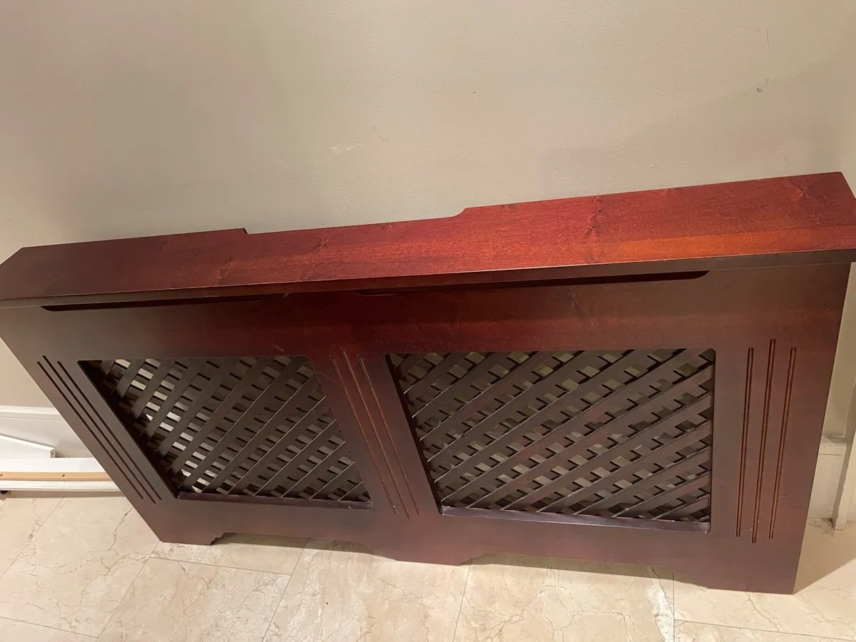 Very Solid Large Wooden Radiator Cover - Deliver - Image 3