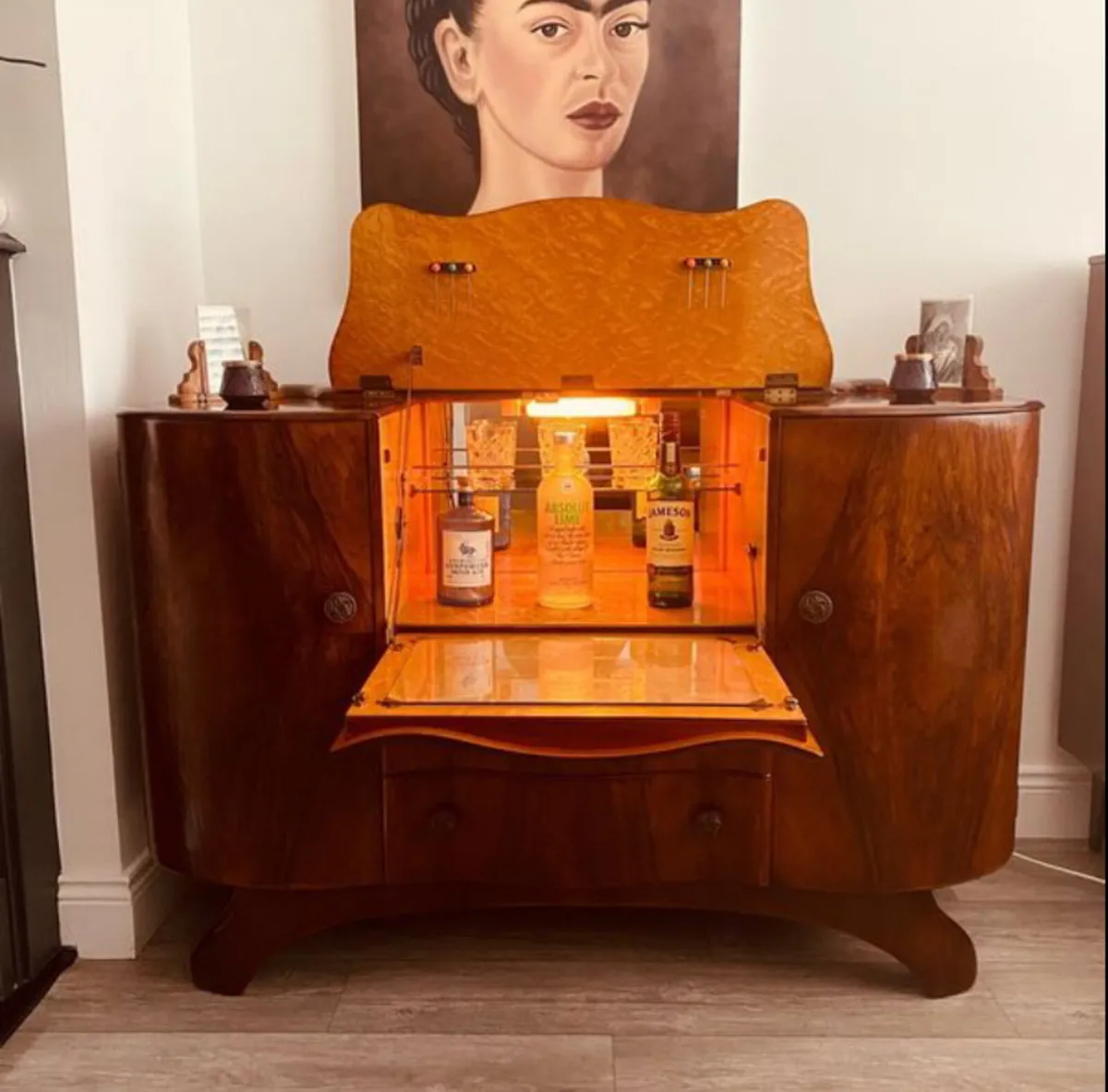 Art Deco Cocktail Drinks Cabinet Bar - Image 2