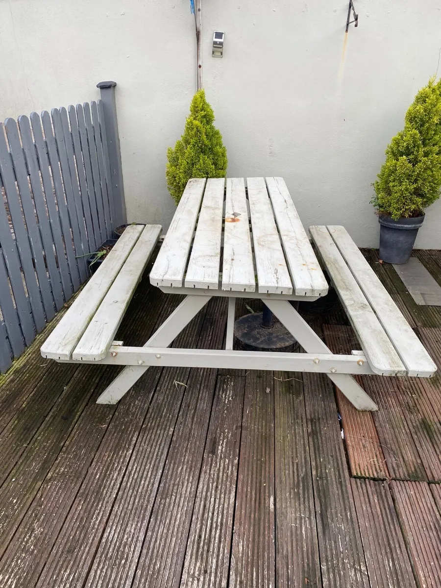 Garden bench Table - Image 1