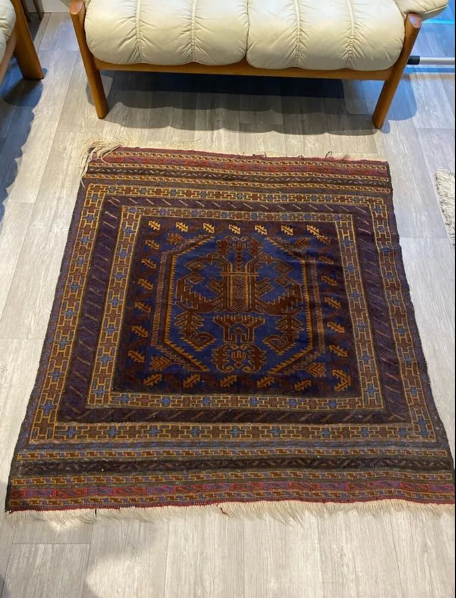 Vintage Middle Eastern Rug - Image 1