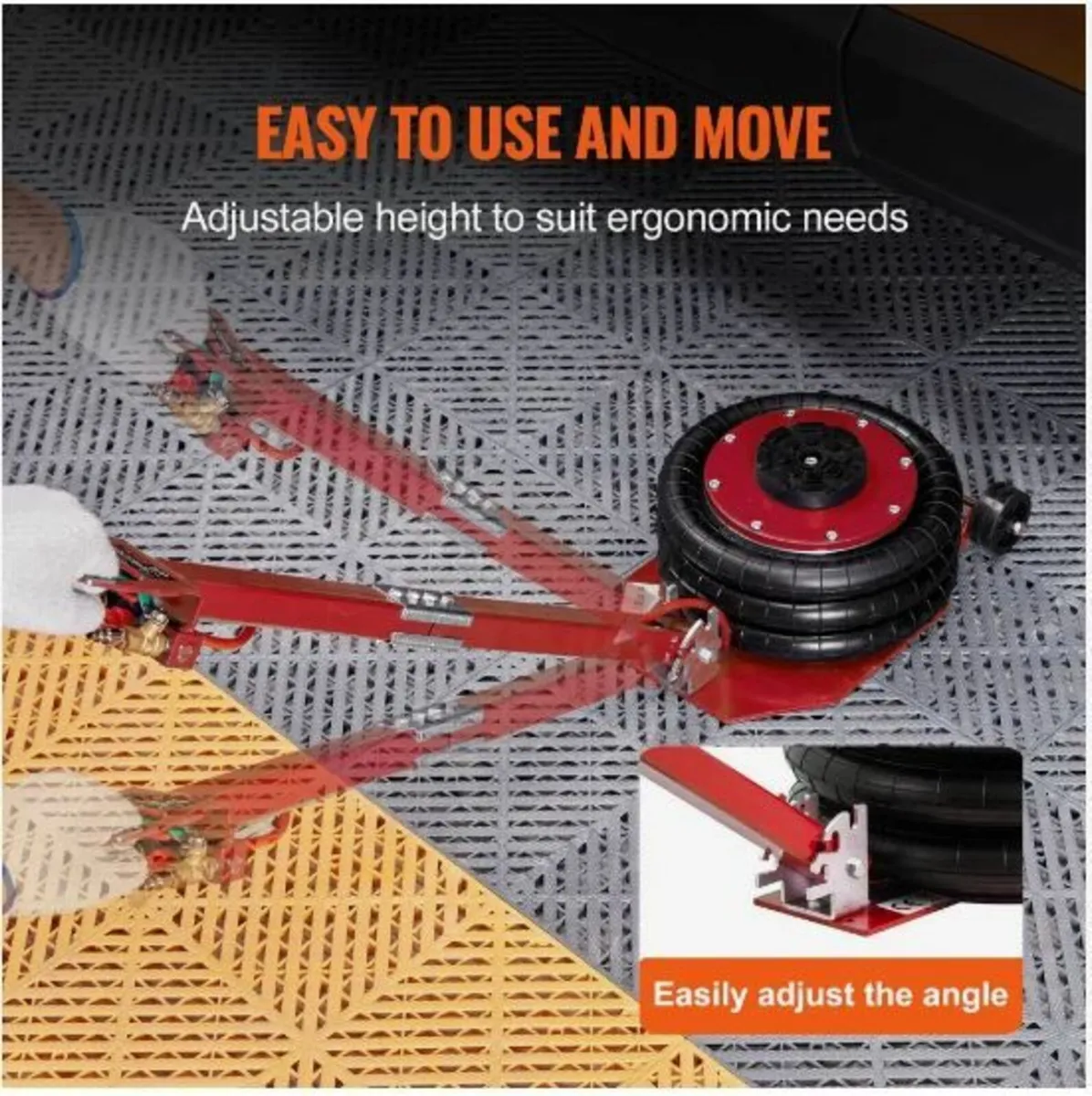 Air Jack, 3 Ton/6600 lbs Triple Bag Air - Image 1