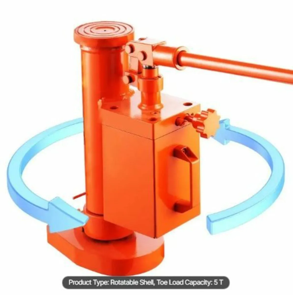 Hydraulic Machine Toe Jack Lift 360° Rotatable - Image 1