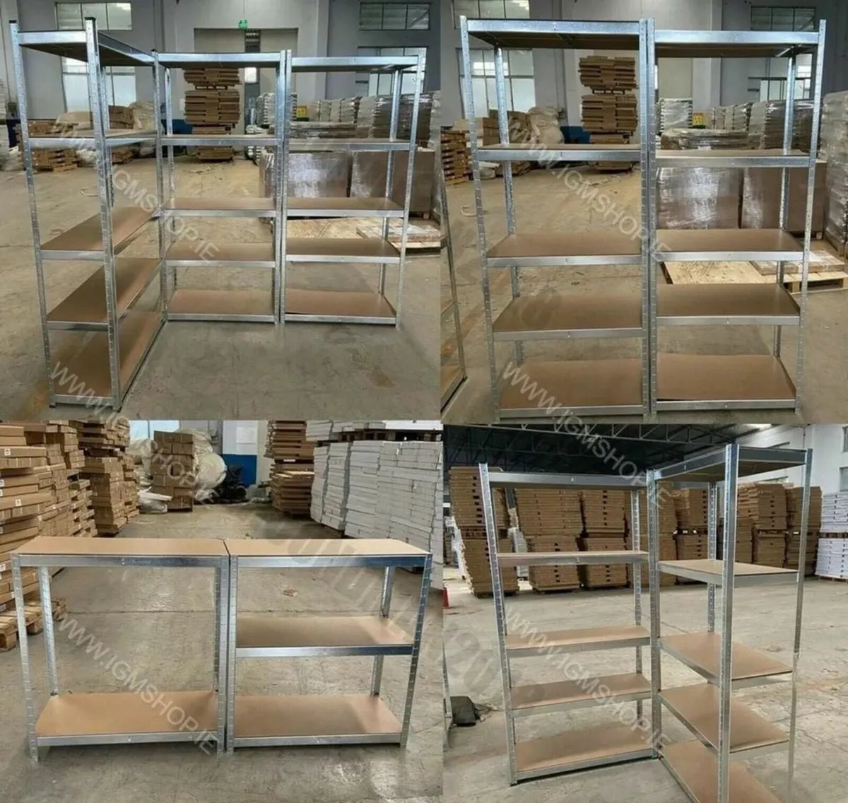 Galvanized Shelving 5 tier boltless storage units - Image 4