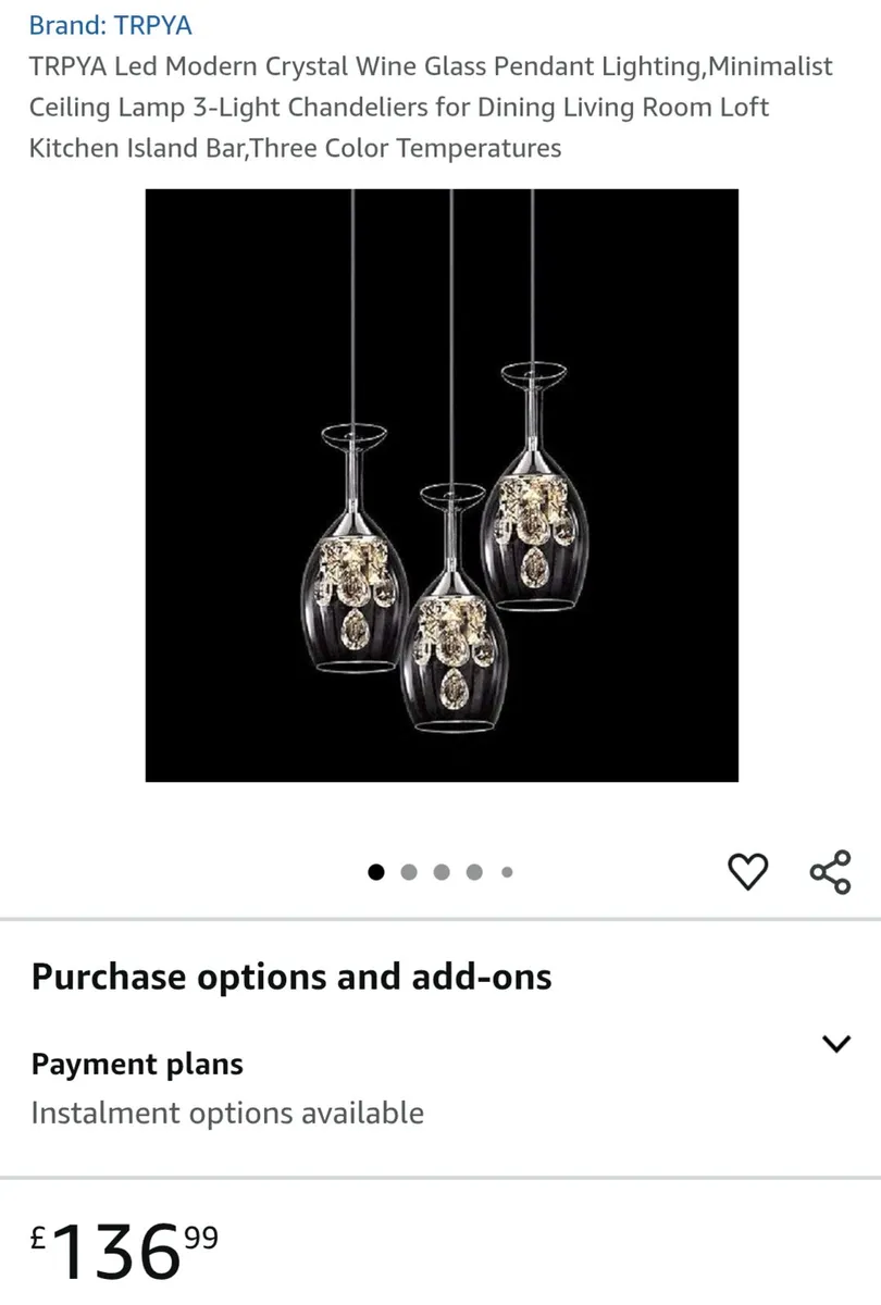 Wine Glass Light - Image 1
