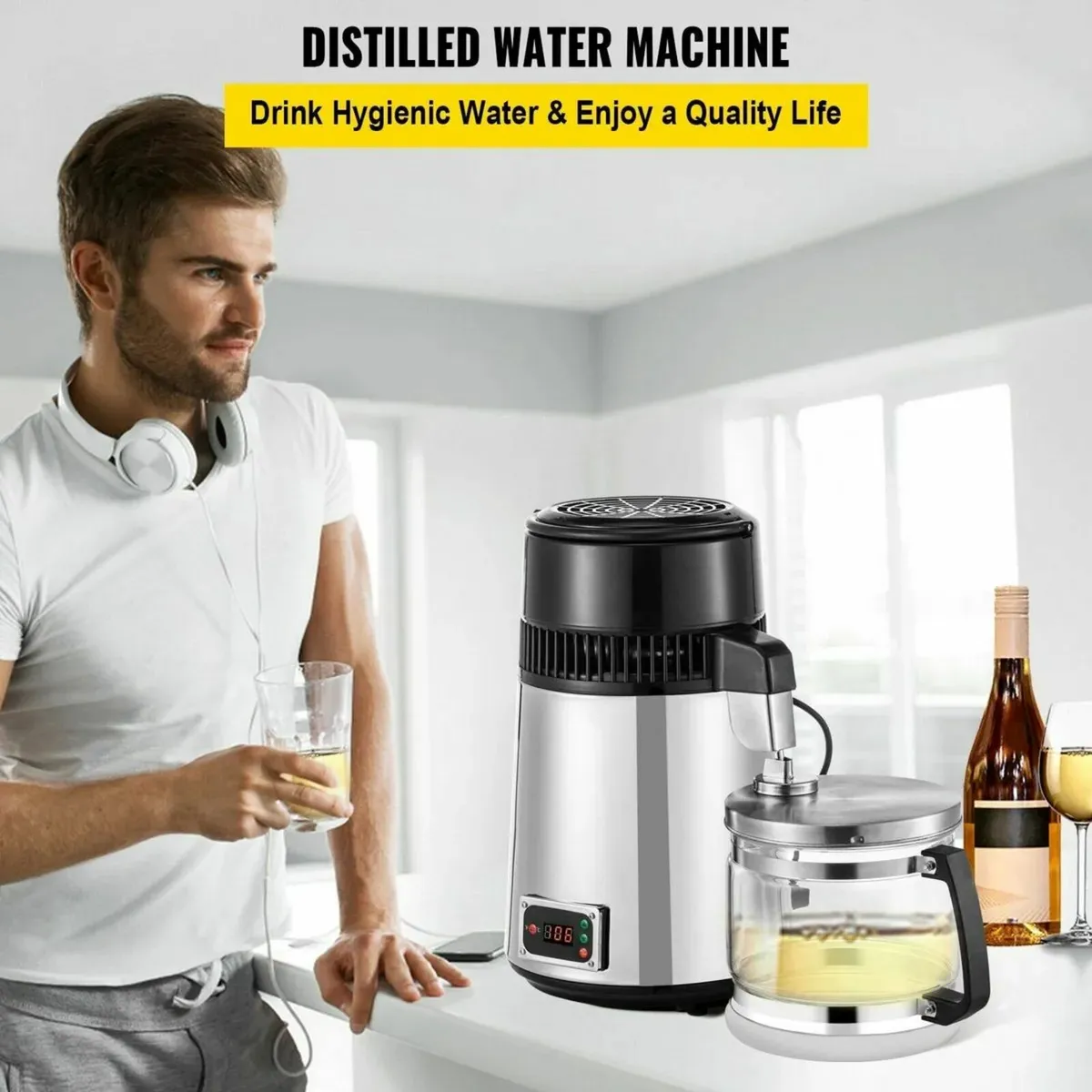 Water Distiller Machine 4L Water Distiller 750W - Image 4