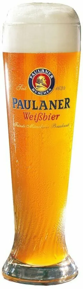 paulaner or erdinger glasses 0,5 new .7 euro each - Image 1