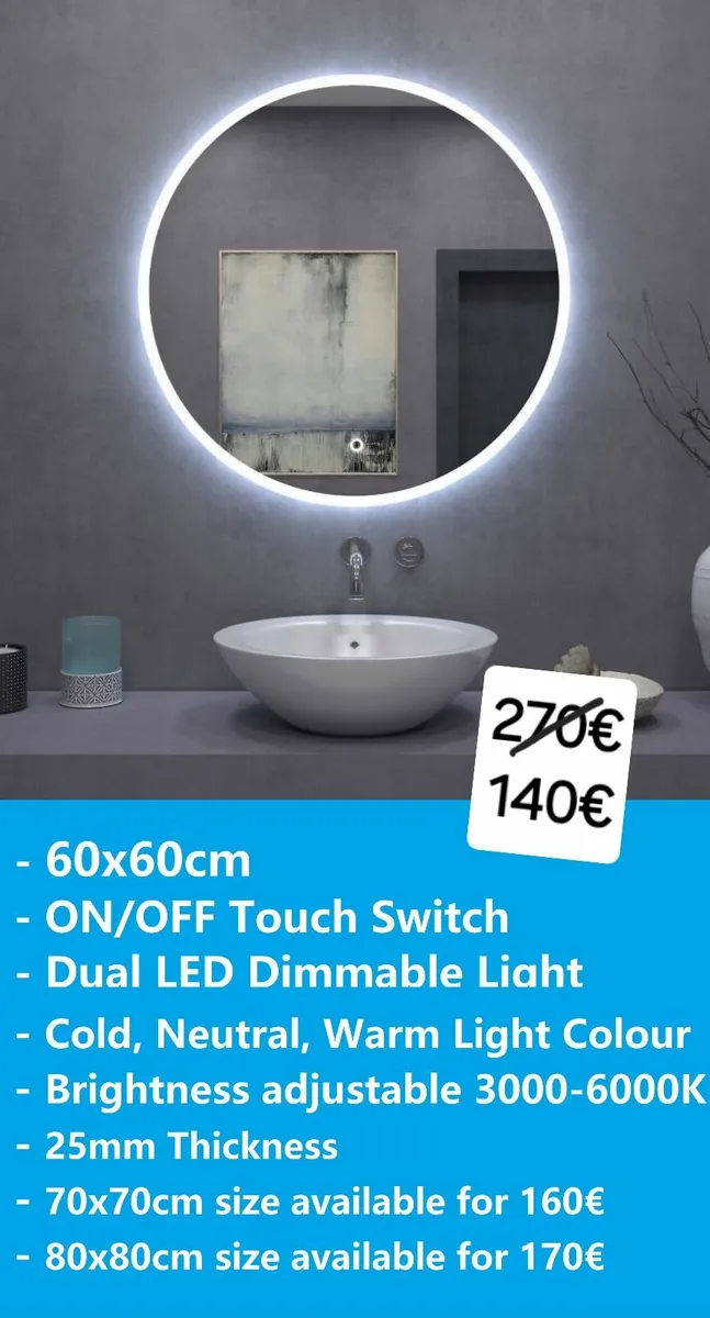 LED Bathroom Mirror - Image 1