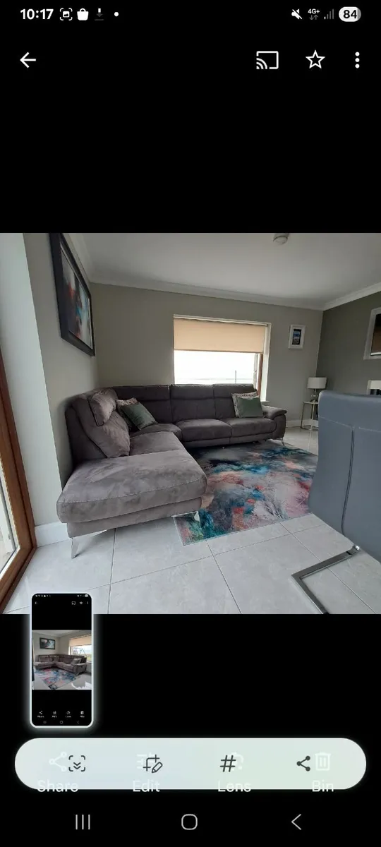Sofa, mat picture table chairs - Image 4