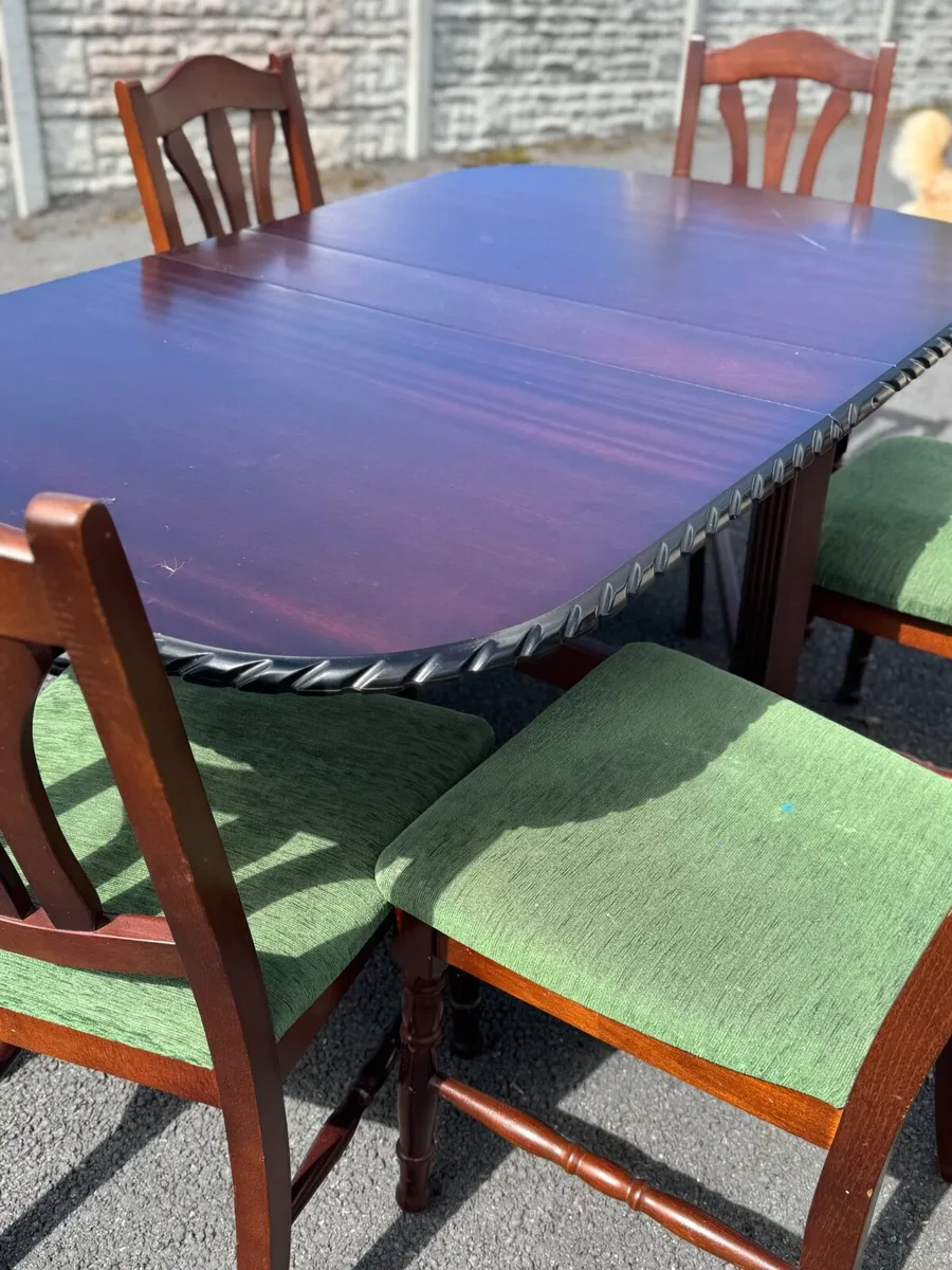 Dining table with 6 chairs - Image 3