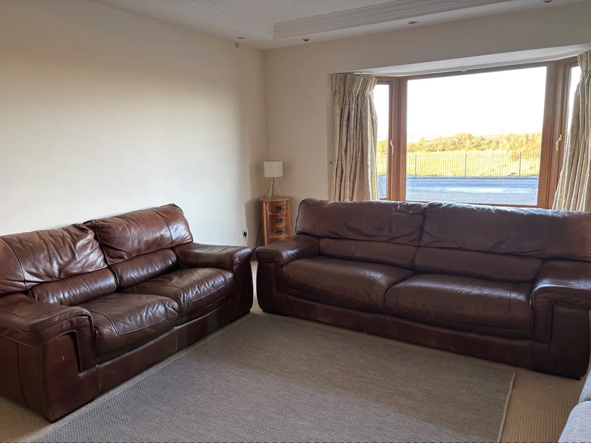 Leather sofa - Image 1
