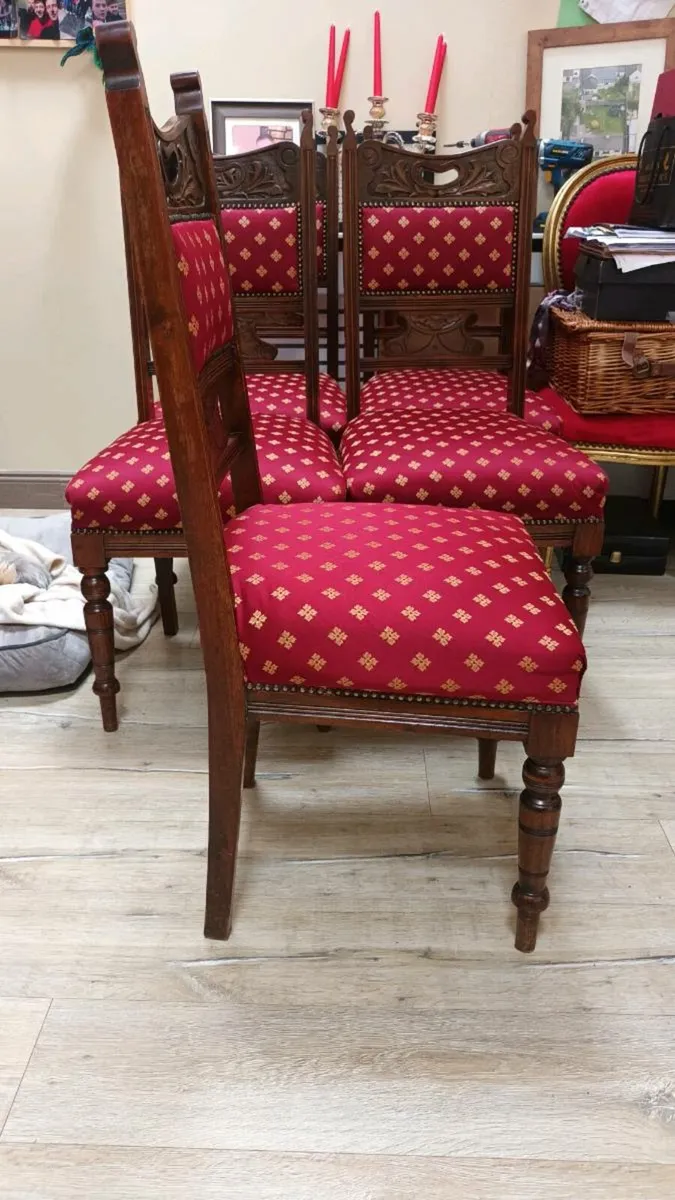6 × edwardian chairs for sale - Image 4