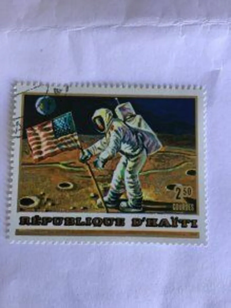 First Man on the Moon stamp