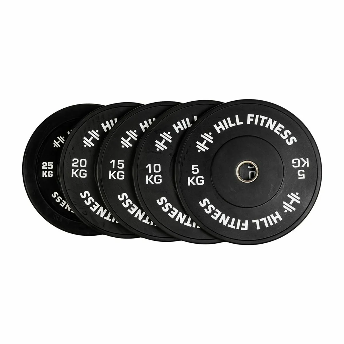 Black Bumper Plates 100kg Set -Olympic Weights Gym - Image 1