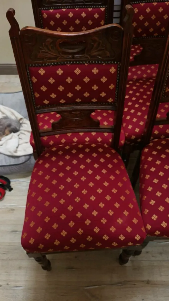 6 × edwardian chairs for sale - Image 1