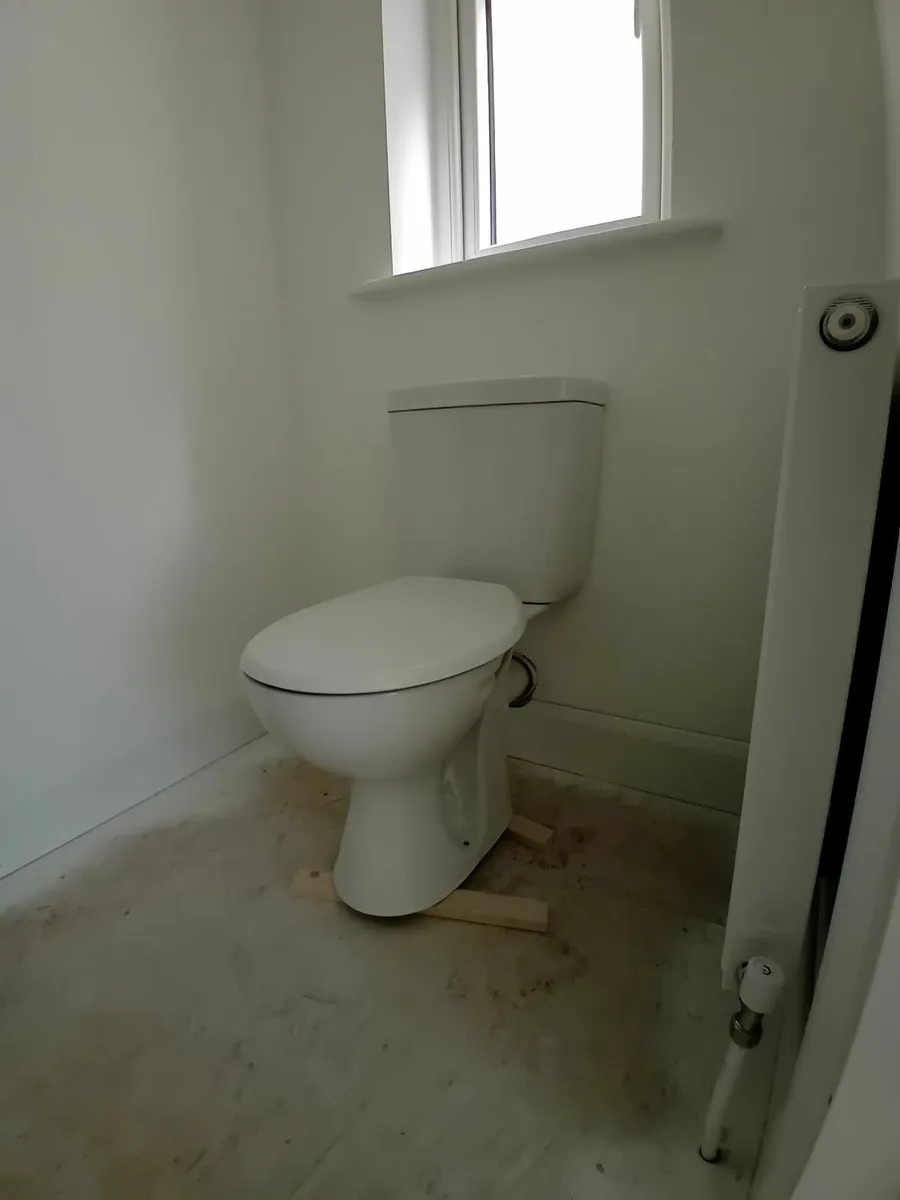 Toilet with seat, new unused, 3 available - Image 1