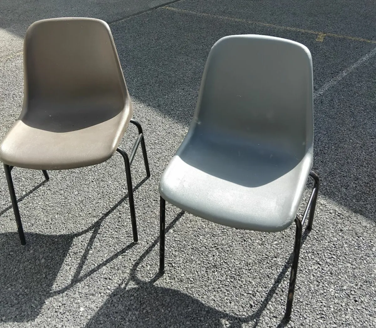 Plastic chairs
