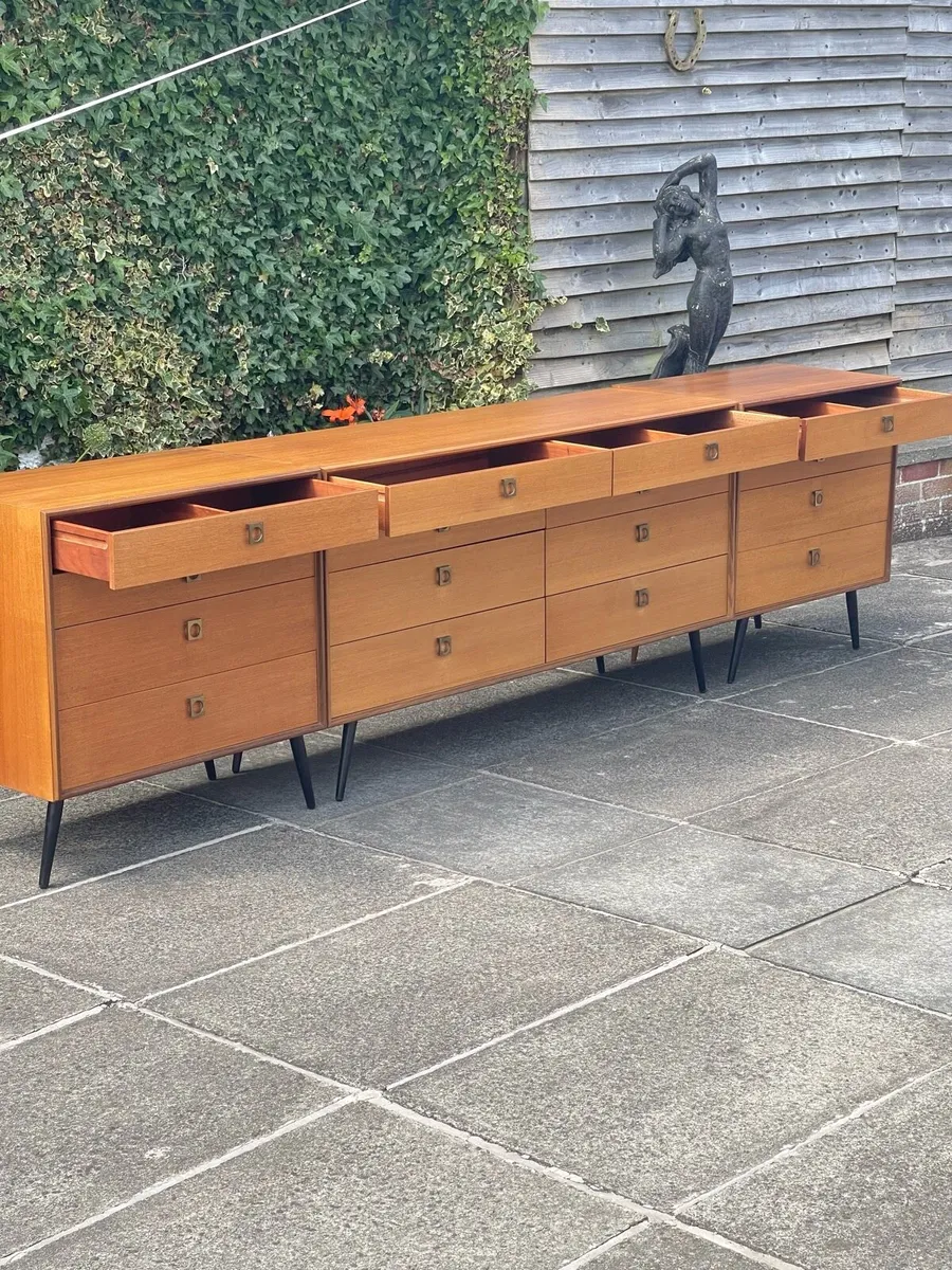 Mid century G Plan full wall set - Image 2