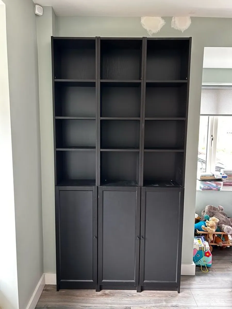 IKEA Billy Bookcase and Doors - Image 1