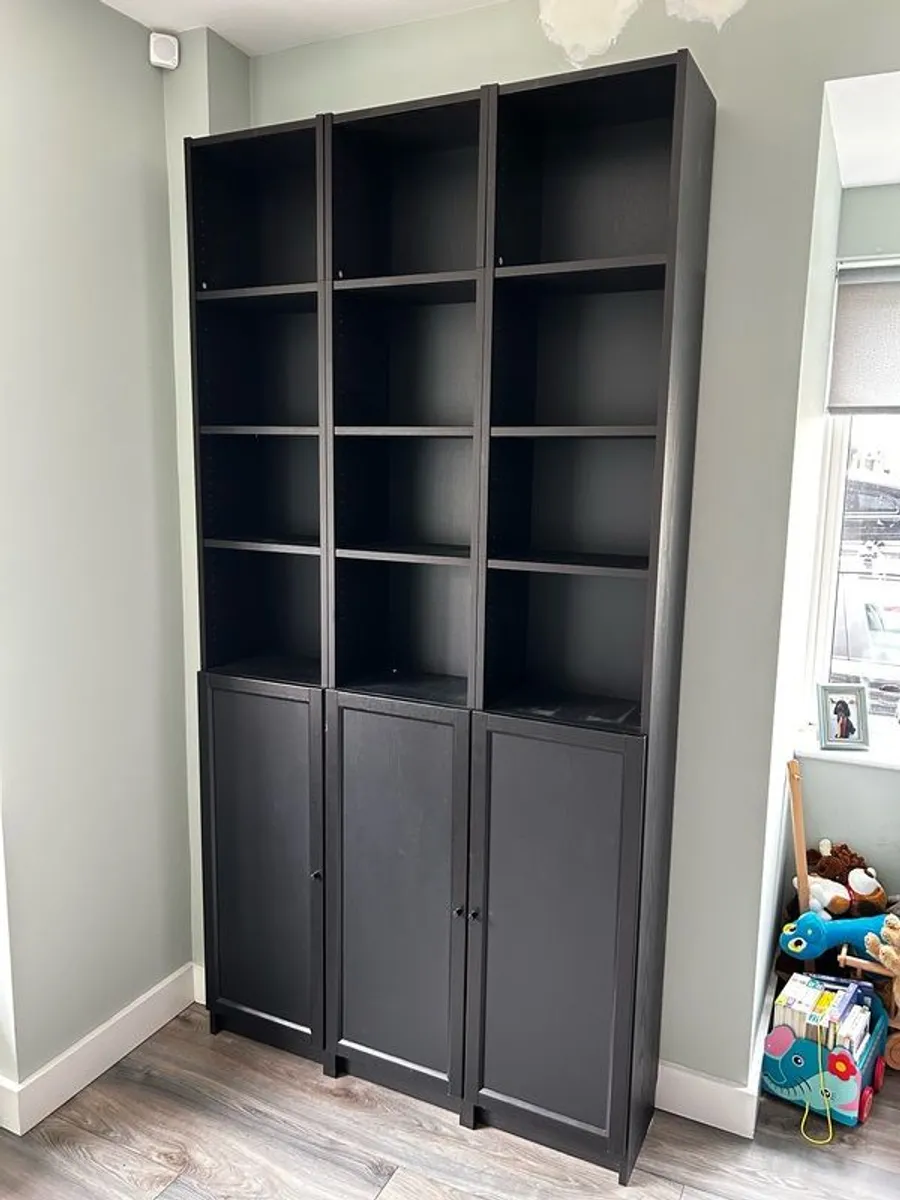 IKEA Billy Bookcase and Doors - Image 2