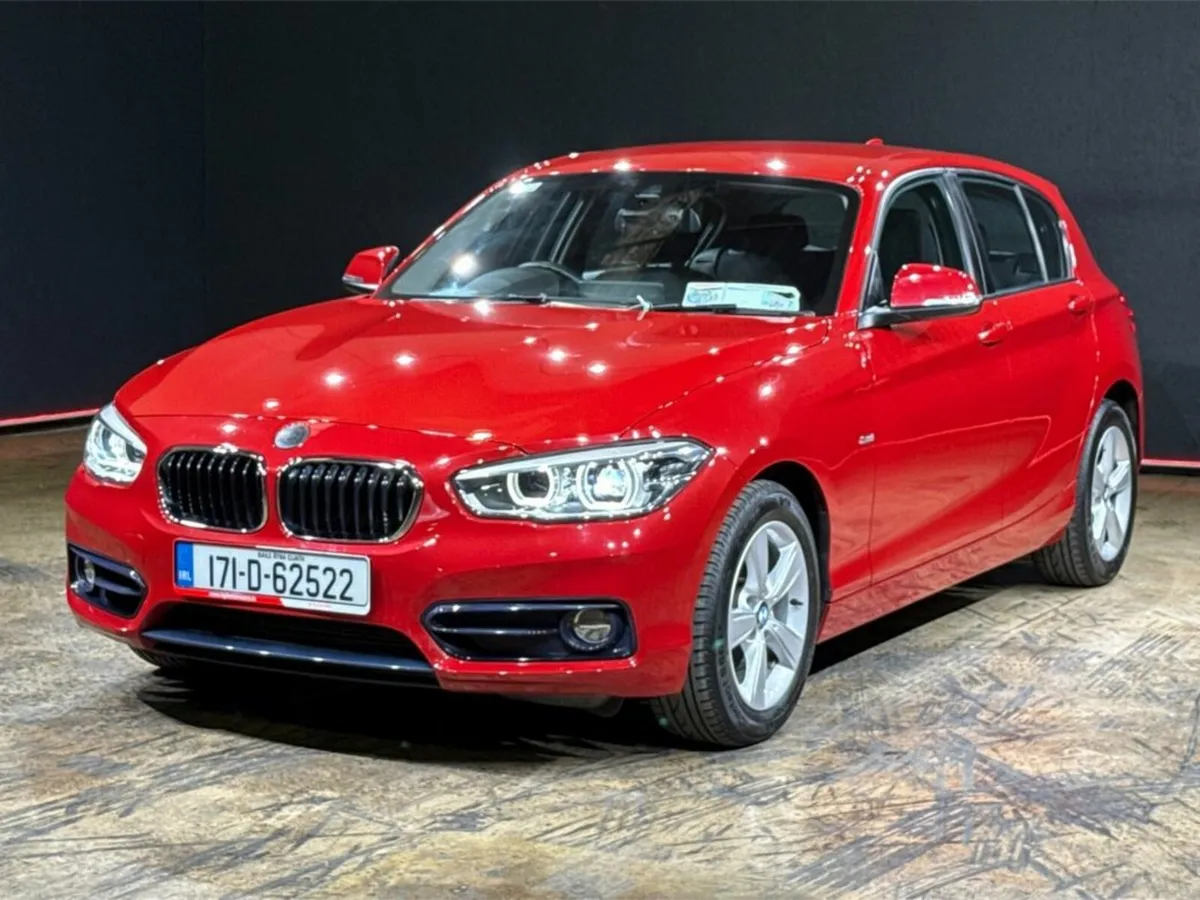 BMW 1-Series 1.5 AUTOMATIC - BLACK CLOTH RED STITC - Image 3