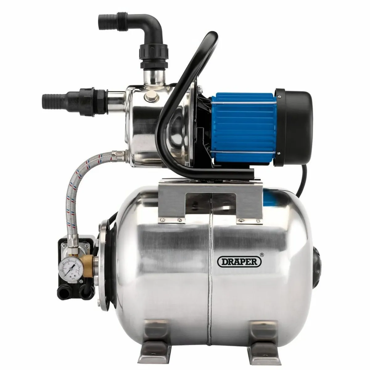 Draper Stainless Steel Booster Pump, 50L/min, 800W - Image 3