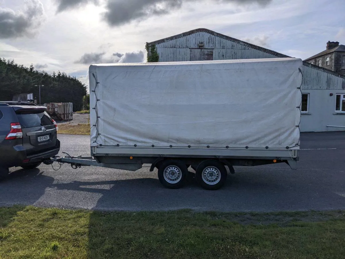 BOCKMANN trailer with canopy and side curtain - Image 3