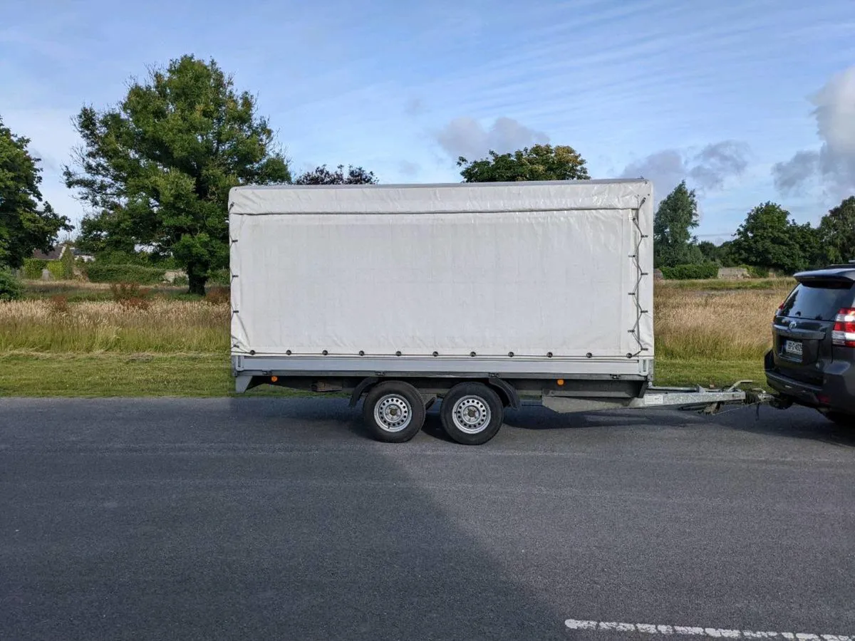 BOCKMANN trailer with canopy and side curtain - Image 2