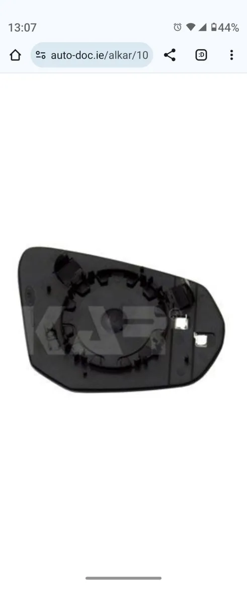 Audi A5 black right wing mirror plastic part
