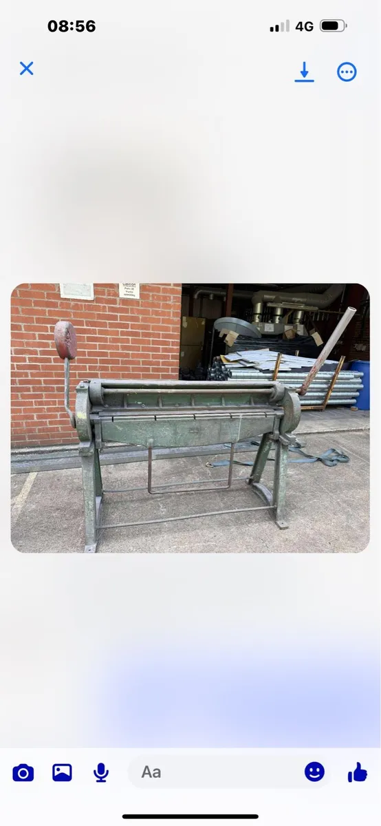 Edwards 4’ pan folder fingers complete free deliv - Image 3