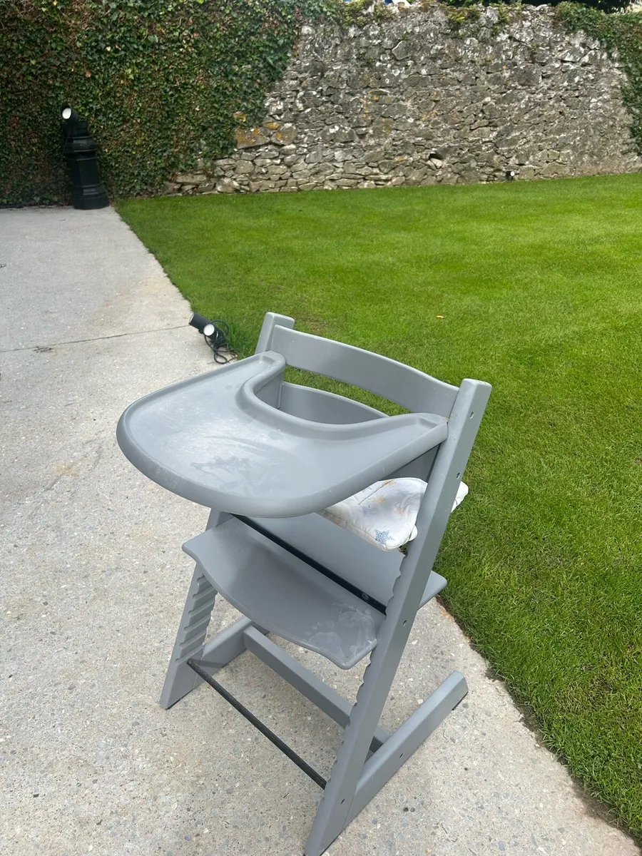 Stoke high chair.