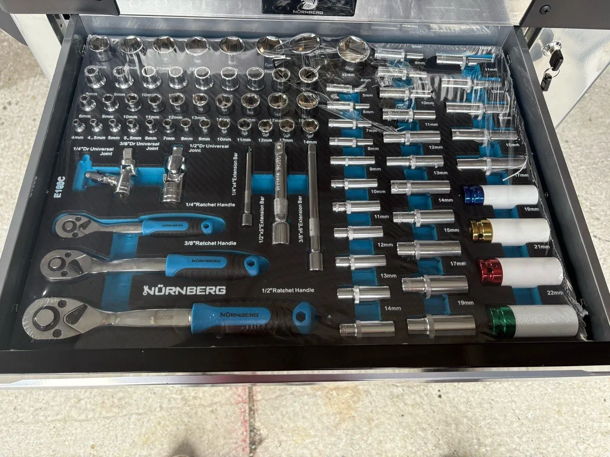 New Nuremberg industrial tool box and tools - Image 3