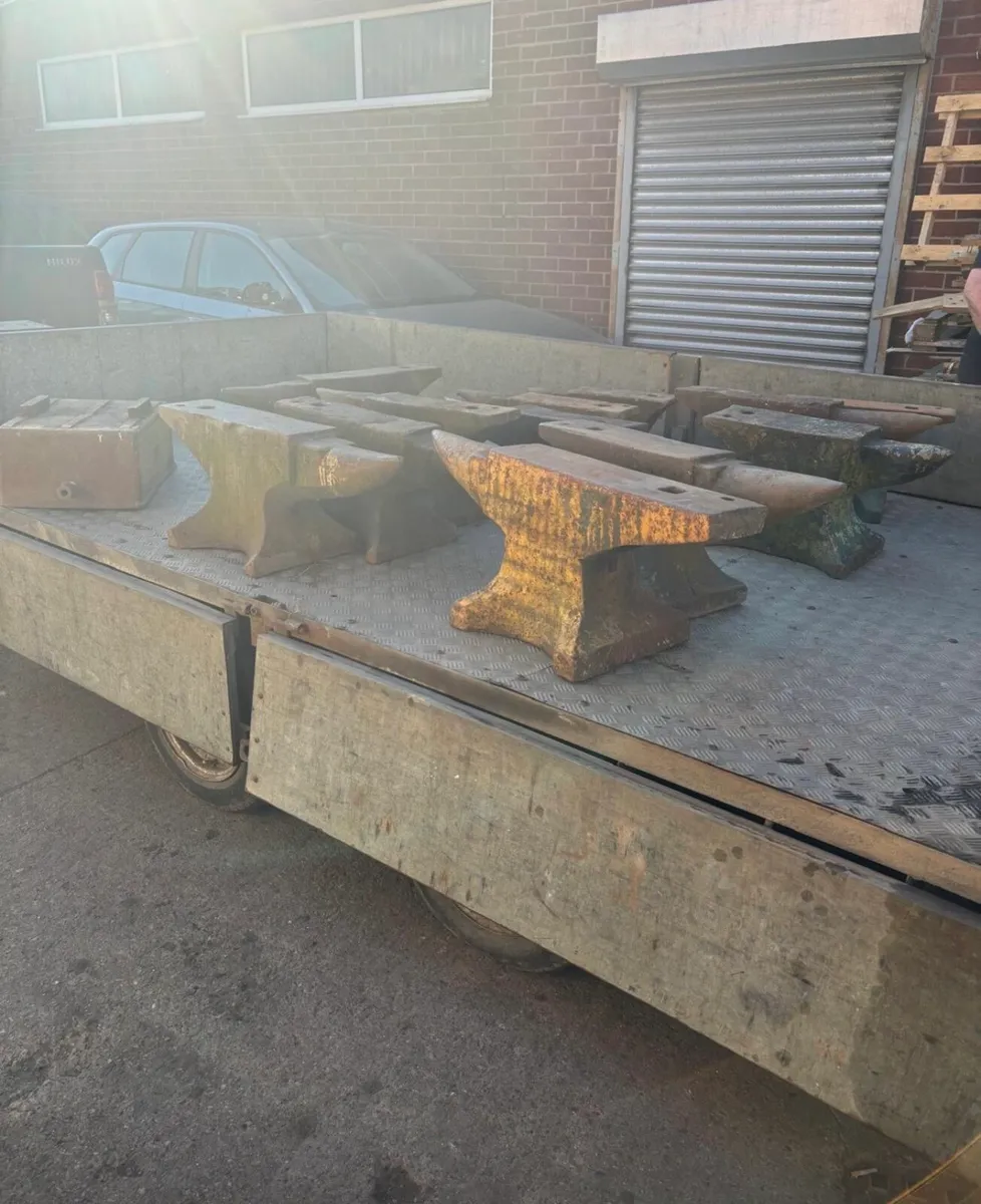 All big anvils cheap €700 each 3/4 cwt - Image 1