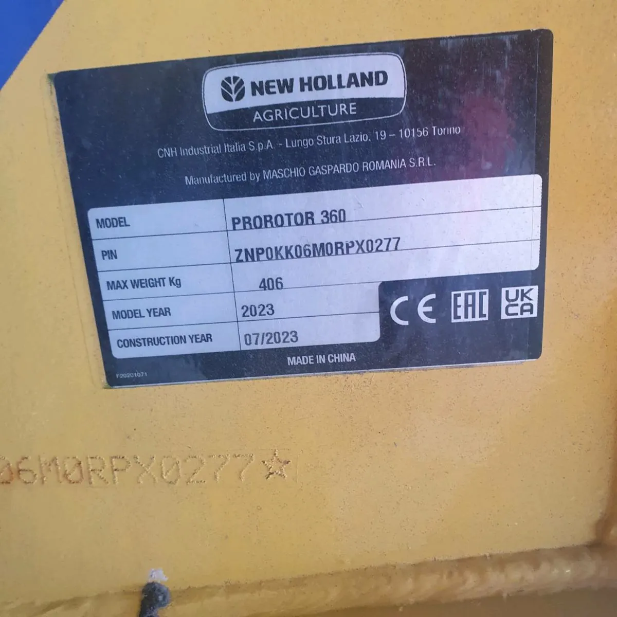 New Holland Pro Rotor 360 - Image 3