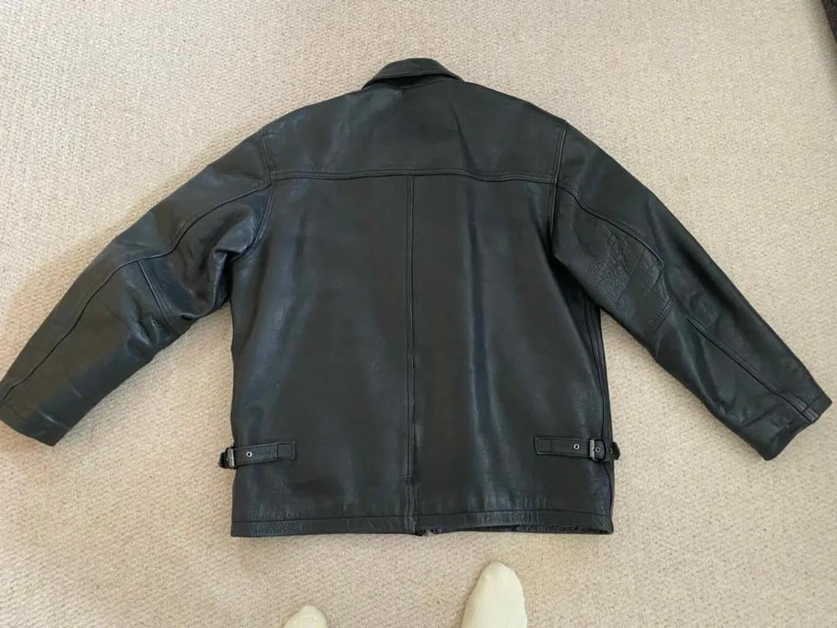 Mens Leather Akaso Jacket - Image 2